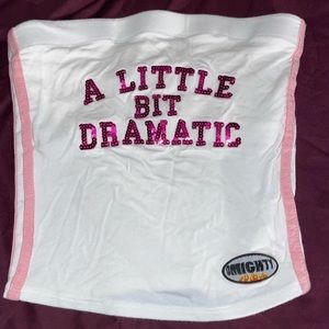 a little bit dramatic top